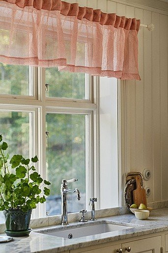 Jotex CAISA Schabracke aus Polyester in Transparent und Pink - Bild 1