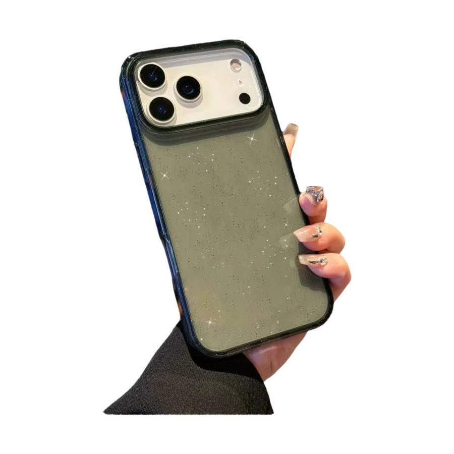 Transparente Glitzer-Schutzhülle für Apple iPhone 17 Pro Max, 17 Air und 17 in Schwarz oder Lila - Bild 3