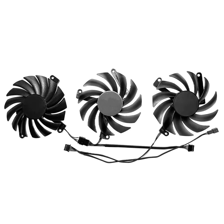 INNO3D CF-12910S RTX4070 Grafikkarten-Kühlerlüfter in Schwarz für GeForce RTX 4070 und RTX 4070TI X3 OC, 85 mm - Bild 2