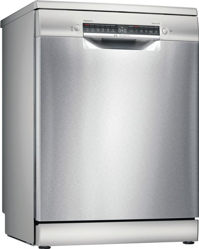 Bosch Serie 4 SMS4EMI06E Stand-Geschirrspüler in Silver Inox mit Aquastop und WiFi-Funktion, Breite: 60 cm - Bild 2