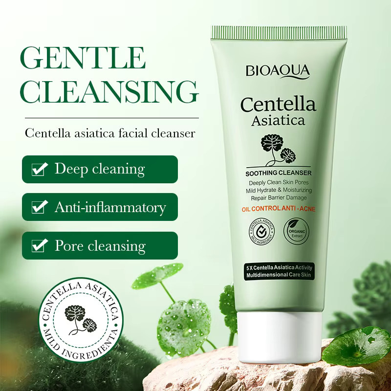BIOAQUA Centella Asiatica Gesichtswaschschaum, Unisex - Bild 2