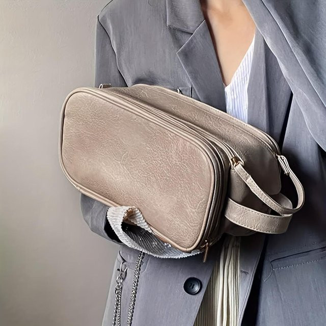 JMG Bags Make-up-Tasche Damen, wasserdicht, grau - Bild 1