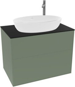 V&B Waschtischunterschrank Finion in Blau lackiert, B/T/H: 80 x 50,1 x 60,3 cm - Bild 1