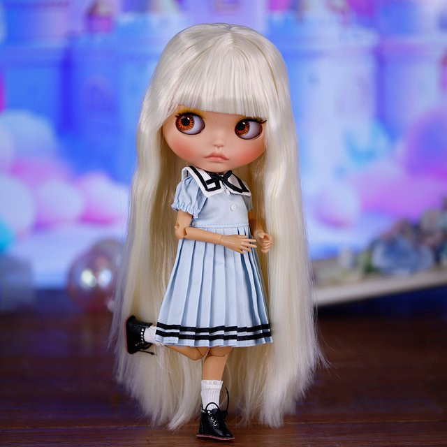 ICY DBS Blyth Puppe, 30 cm, hellbraunes Hautset, akademischer Stil, Weihnachtsoutfit - Bild 1