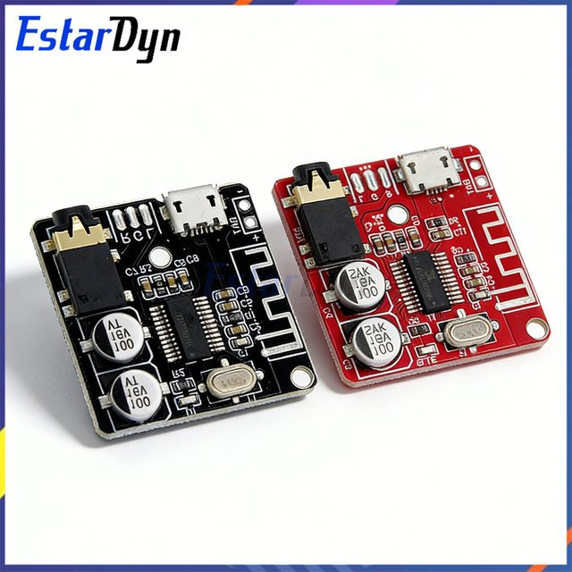 Estardyn Bluetooth 5.0 Audio-Empfängermodul MP3-Decoder-Board mit AUX, TF-Karte und USB-Wiedergabe in Schwarz und Multicolour - Bild 1