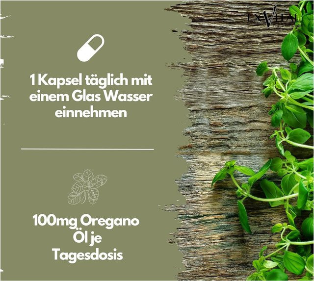 EXVital Bio Oregano Öl Kapseln, 60 Kapseln - Bild 1