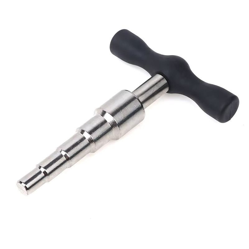 Manueller Rohrexpander mit T-Griff für PVC-Aluminium-Kunststoffrohre, 12–26 mm, Farbe: Silber - Bild 2