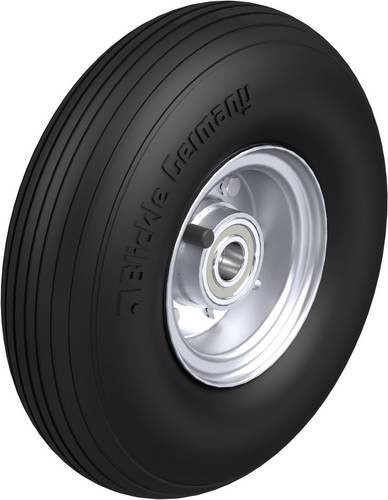 Blickle Rad-Luftreifen P 260/20-50K in Schwarz mit Stahlfelge, Durchmesser: 260 mm, Tragfähigkeit: 150 kg - Bild 1