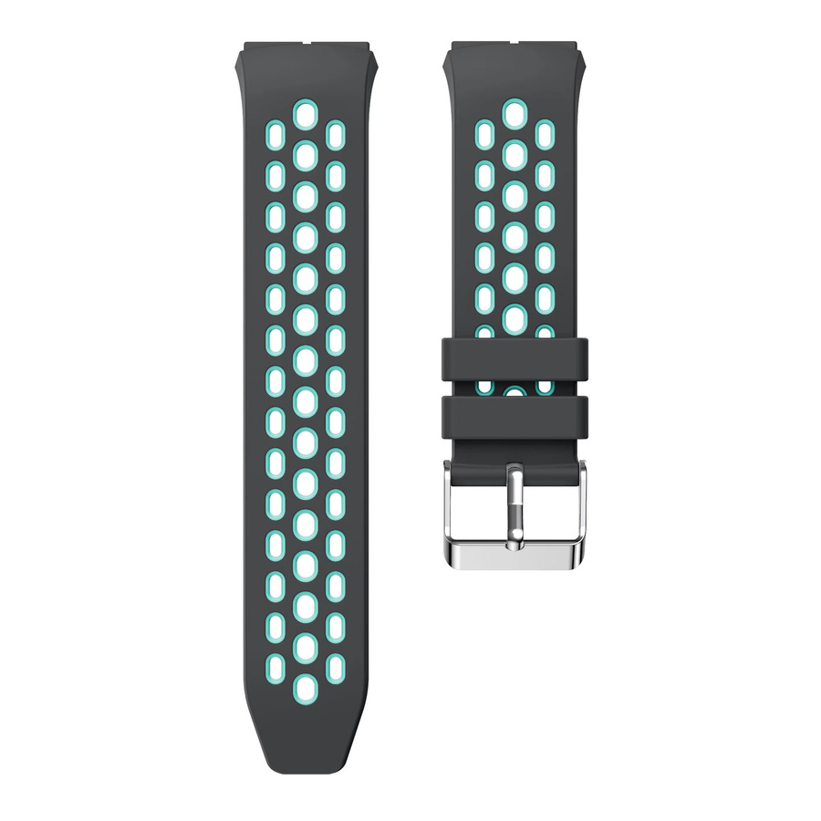 ZENHEO Uhrenarmband Silikon, 22 mm, Schwarz, Unisex - Bild 2