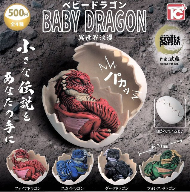 Bandai Dinosaurier Ei Miniaturmodell, Kunststoff, Bunt / Mehrfarbig - Bild 1