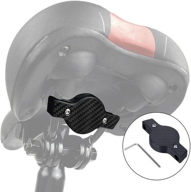 DITIPOO Universal Fahrradsitz Halterung für AirTag in Schwarz als Diebstahlschutz und Fahrradzubehör - Bild 1