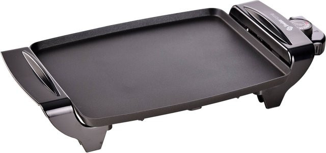 Grillplatte Swiss Home aus Aluminium in Schwarz, B/H/L: 10,2 x 22,8 x 38,6 cm - Bild 1
