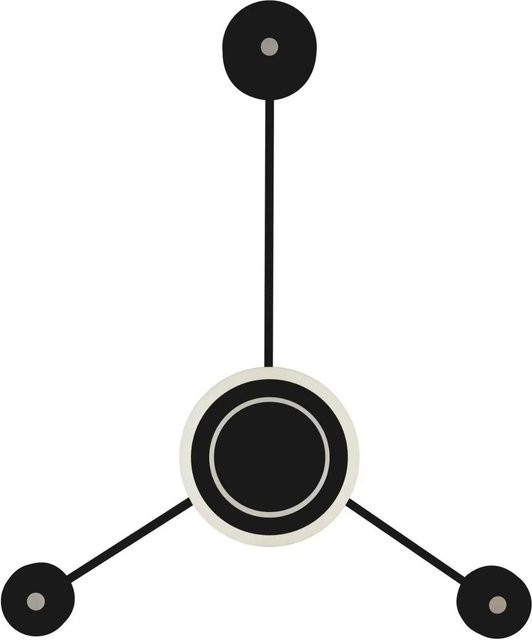 Licht-Erlebnisse LED Wandleuchte Schwarz Modern, Höhe: 53 cm, Warmweiß 3000 K, 1035 LM, Dimmbar über Wandschalter - Bild 1