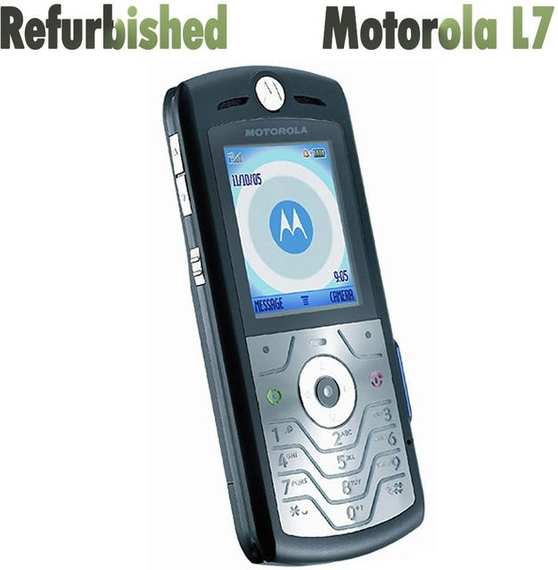 Generalüberholtes Motorola SLVR L7 Mobiltelefon in Schwarz mit 1,9 Zoll Display und 0,3 MP Kamera - Bild 1
