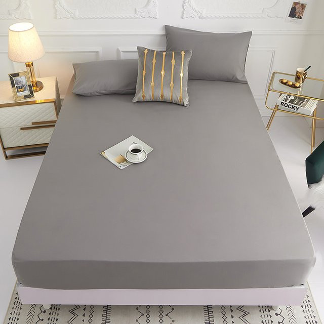 Spannbettlaken von rushrushlulu aus Mikrofaser in Grau, B/T: 140 x 200 cm - Bild 1
