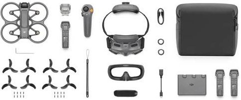 DJI Avata 2 Fly More Combo FPV Drohne in Grau mit drei Akkus - Bild 2