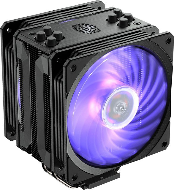 Cooler Master Hyper 212 RGB Black Edition Prozessor-Luftkühler in Gun Metal Black mit 120 mm Lüfter - Bild 1