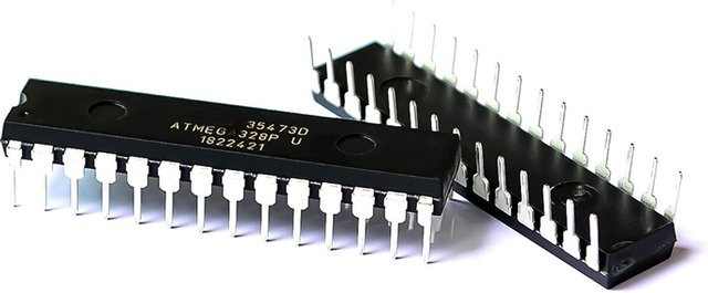 Si Tai&SH ATMEGA328P-PU Mikrocontroller AVR mit 32k Flash in Schwarz - Bild 1