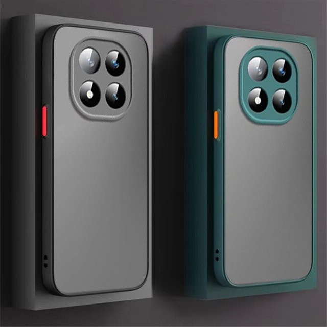 Rüstung Luxus Flüssige Hülle für Xiaomi Redmi Note 14 Pro Plus 5G, Note 14 Pro 4G 5G und Redmi 14C, transparente harte PC-Abdeckung - Bild 1