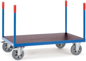 Fetra Rungenwagen 12583 in Blau mit Elastic-Reifen und 1200 kg Tragkraft - Bild 1