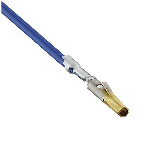 Lumberg 0364 V109 VP18 Crimpkontakt in Gold und Blau mit 1 Pol - Bild 1