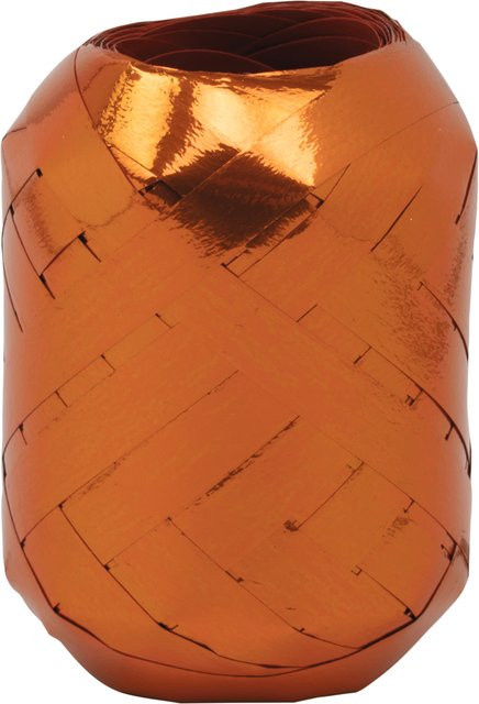 GOLDINA Ringelband Mandarin Orange aus Polyester, Breite: 10 mm, Länge: 30 m - Bild 1