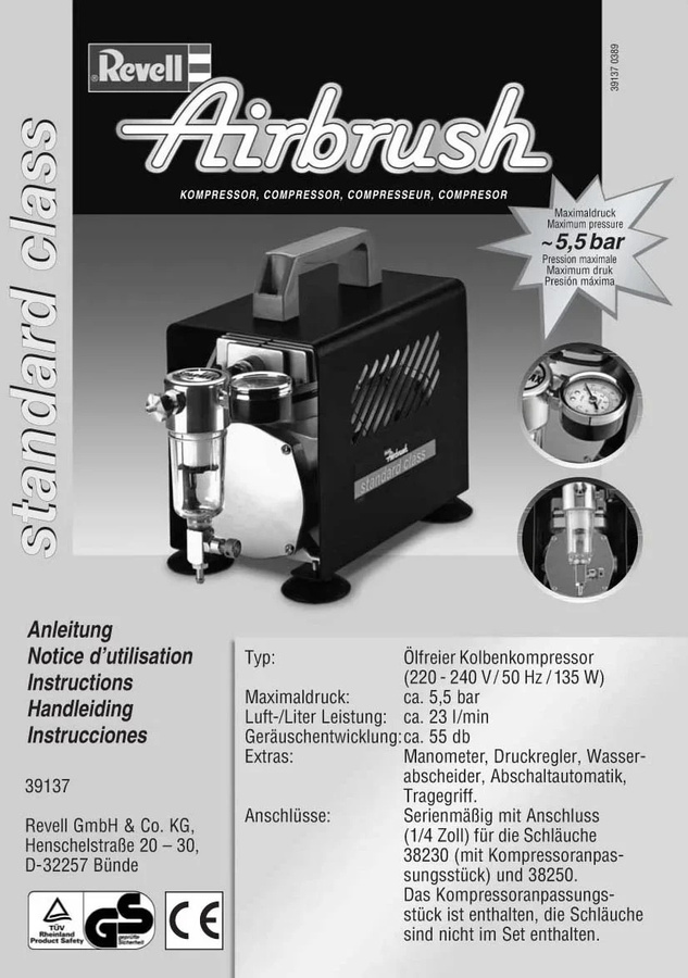 Revell Standard Class Compressor, Zubehör, Grau - Bild 5