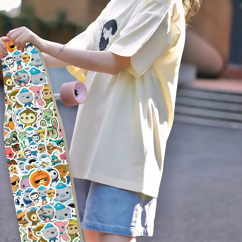 FANLU Die Octonauts Aufkleber Set mit Barnacles und Shellington, wasserfeste Cartoon Doodle Sticker für Kinder, mehrfarbig - Bild 5