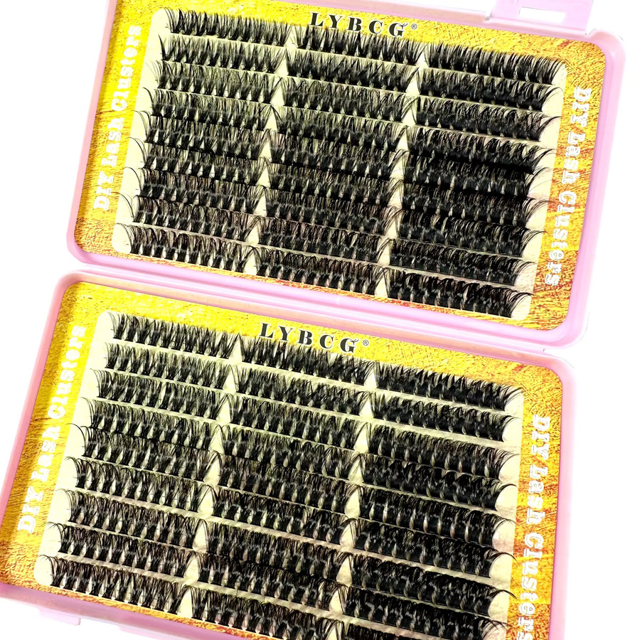 LYBCG 3D Fluffy Lash Cluster Kit, Black, Unisex - Bild 3