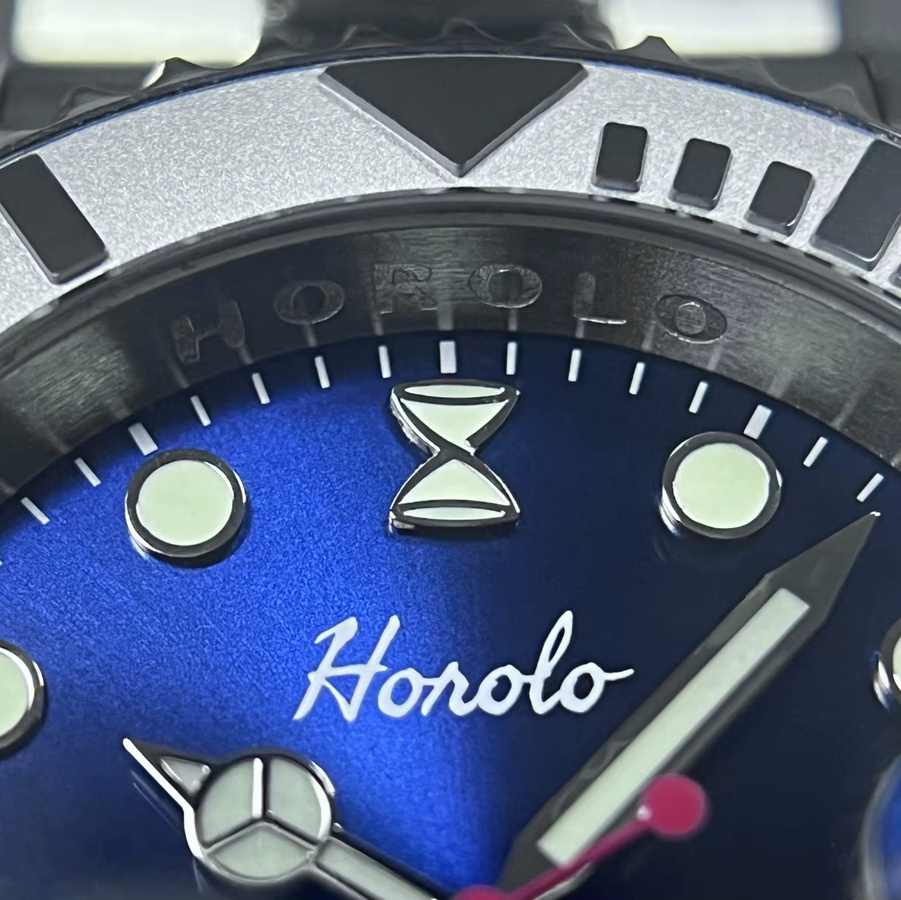 Horolo Armbanduhr Edelstahl, Automatik, Schwarz, Herren - Bild 4