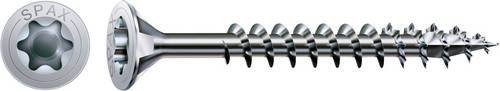 Spax Senkkopfschraube aus Stahl mit Torx-Antrieb, Farbe: Silber, Durchmesser: 4,5 mm, Länge: 70 mm, 500 Stück - Bild 1