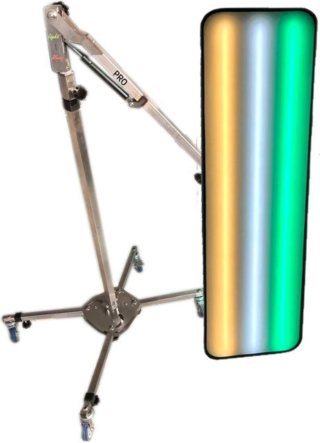 PDR King Edelstahl PDR Lichtlampe für die Kfz-Dellenreparatur in Silber mit verstellbarem Ständer - Bild 1