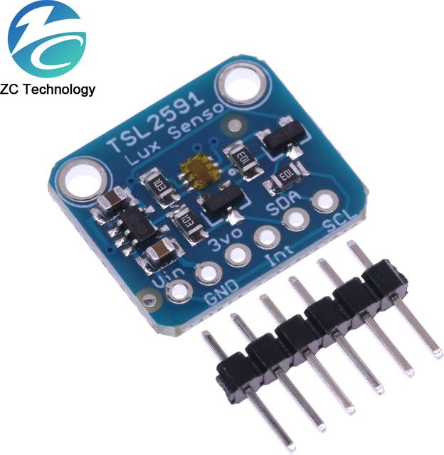 TSL2591 Hochdynamisches Digitales Optisches Sensor Modul Blau mit I2C Schnittstelle für Entwicklungszwecke - Bild 1