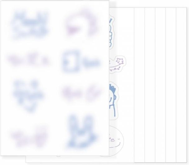 Withmuu Kpop Billlie Cheer Stick Deko-Sticker Modell 05 - Bild 1