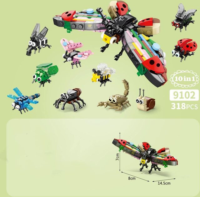 Discover Intime Insekten Tiere Figuren, 10-teiliges Set, ab 3 Jahre - Bild 1