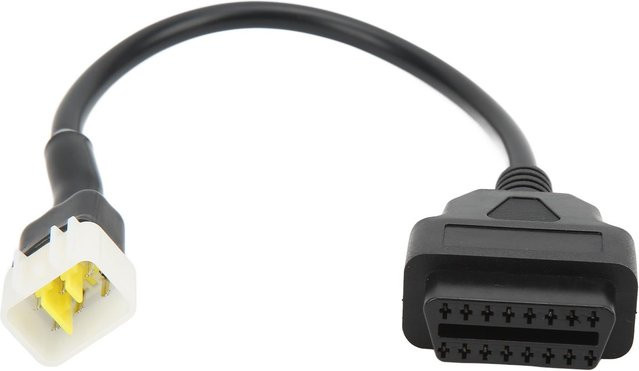 Delphi 6-Pin OBD Diagnoseadapter Ersatzkabel für Motorräder in Grau und Schwarz - Bild 1