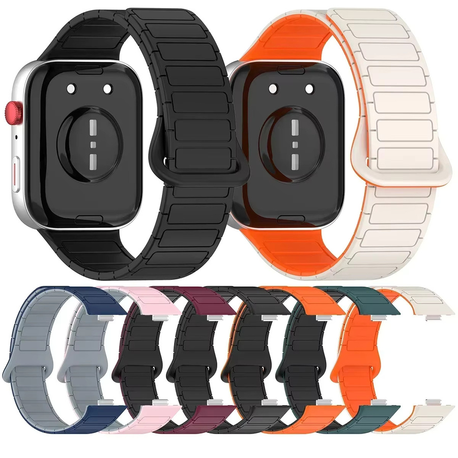 FancyWrist Uhrenarmband Silikon, Schwarz, Huawei Watch Fit 4 Pro/4/3 - Bild 1