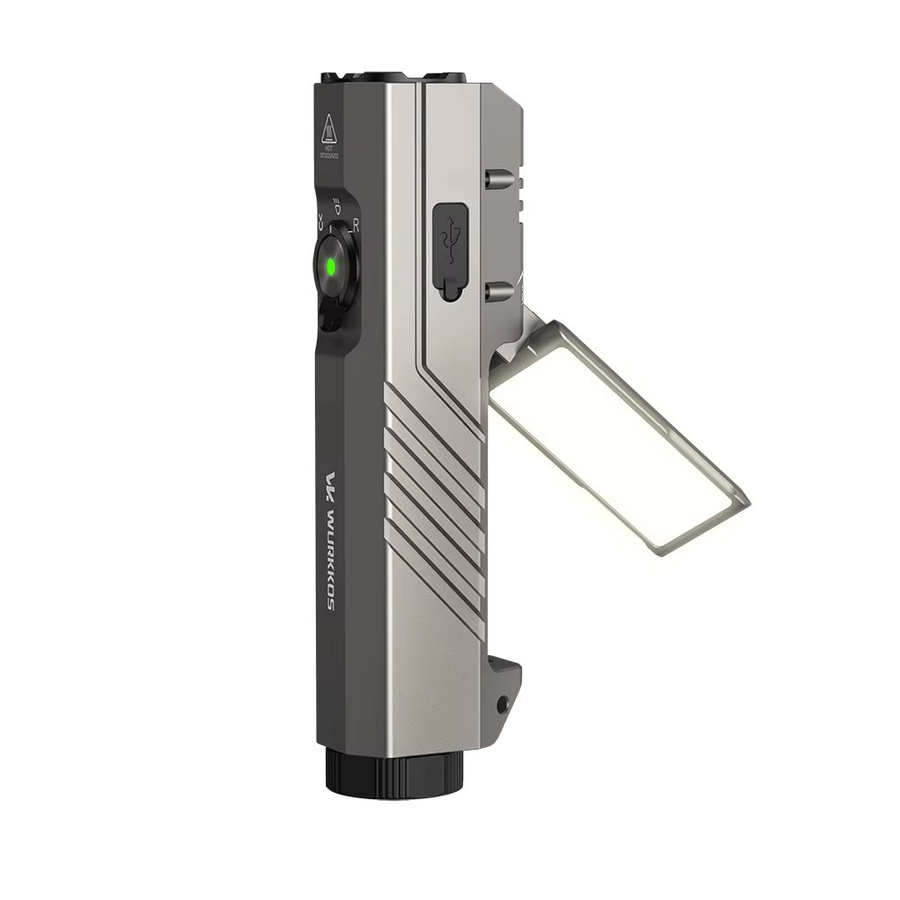 Wurkkos HD05 LED-Taschenlampe mit 3100 Lumen, UV-Licht, rotem Licht und Seitenlicht, inklusive 5000mAh Akku und Magnetschalter - Bild 3