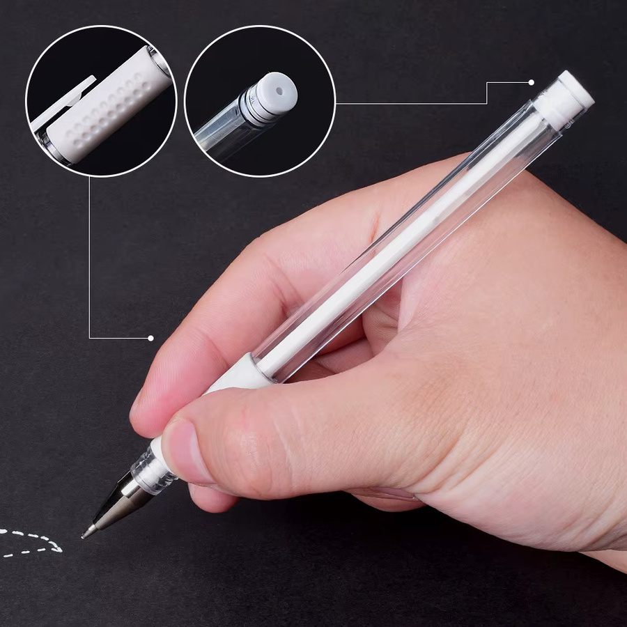 CNKESS Augenbrauen-Markierstift, 2 Stück, Weiß - Bild 1