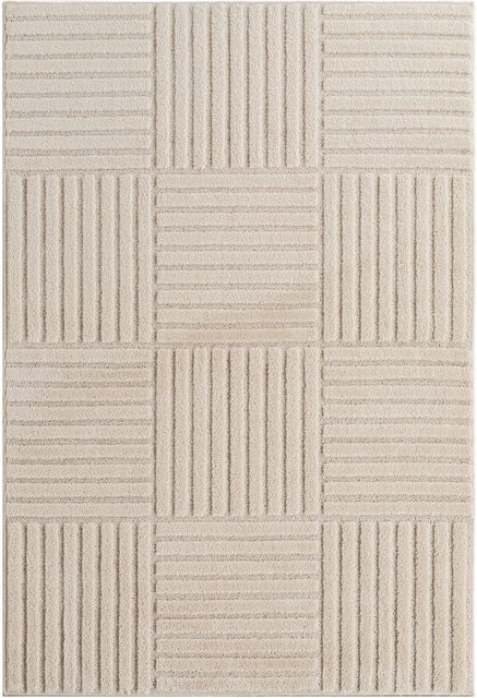 Ayyildiz Kurzflorteppich Art 1123 in Creme und Beige im Boho-Design, B/T: 280 x 370 cm - Bild 1