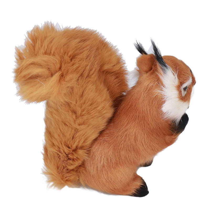 TOMTOP JMS Lebensechtes Eichhörnchen als Gartenornament in Braun - Bild 5