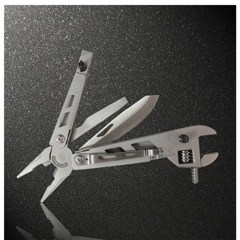 Ninth World Multifunktions Multitool mit Zange, Messer, Schraubendreher und einstellbarem Schlüssel für Outdoor und taktische Einsätze - Bild 5