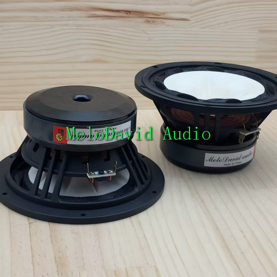 Melernaid 2er Set Full Range Lautsprecher Woofer FE168A 6,5 Zoll Papiermix Kegel in Weiß - Bild 4