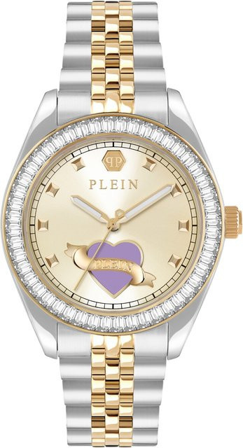 Philipp Plein Armbanduhr, Quarz, Edelstahl, Gold, 38 mm, Damen - Bild 1