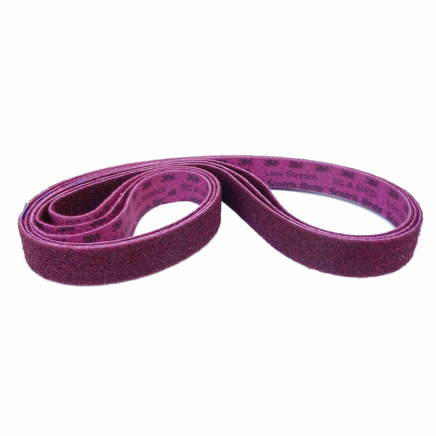 3M Gewebe Schleifband Korn 120 lila für Metall, 3 Stück, Breite: 5 cm, Länge: 200 cm - Bild 2