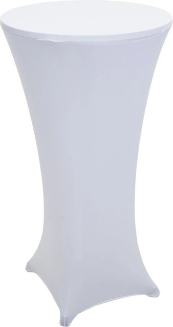 MCW Stehtischhusse J30 Stretch in Weiß mit Durchmesser: 60 cm - Bild 1