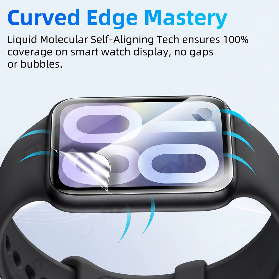 Xiaomi Displayschutz Hydrogel-Folie für Mi Band 10Pro, transparent - Bild 3