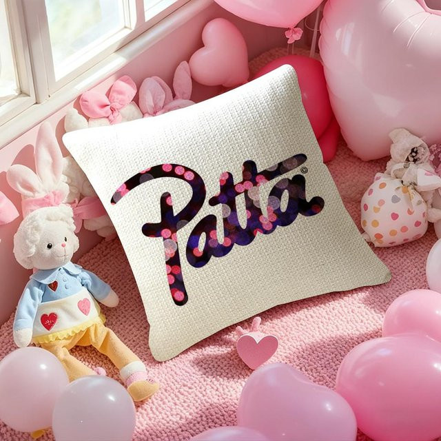 P-Pattas Kissenbezug aus seidigem Kurzplüsch mit unsichtbarem Reißverschluss, B/B/H: 18 x 18 x 18 cm - Bild 1