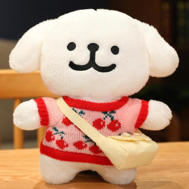 Yiran toy Malteser Hund Plüschtier, Weiß, Plüsch / Textil - Bild 1