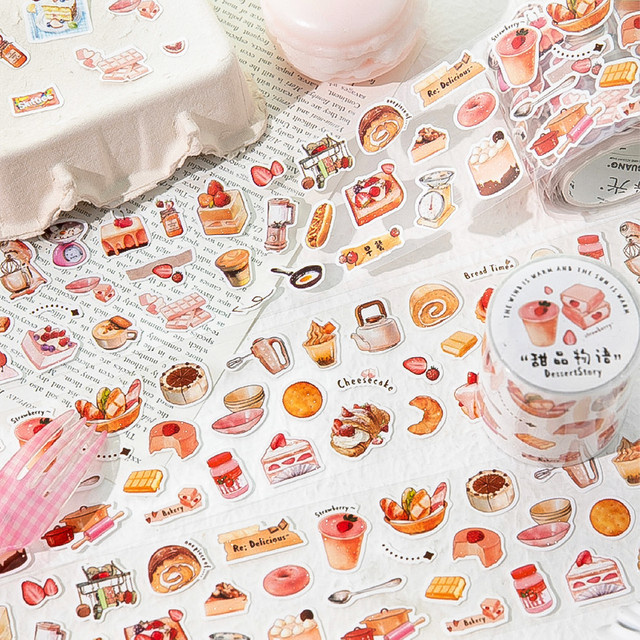 Mr. Paper Washi Tape Kawaii Cartoon Abdeckband Multicolor, Länge: 200 cm - Bild 1